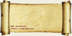 Jagoda Zarić vizit kartica